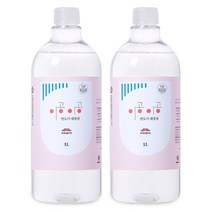 이공이공 면도기 세정제 1L 면도날 클리너 항균 전기 면도기 살균 세척 세정액, 이공이공 면도기세정제 1L 1+1 묶음-후레쉬플라워