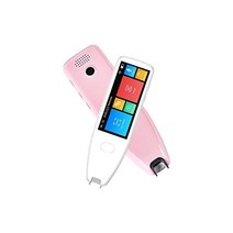 J-BOO J-BOU 스캔 번역기 음성 e-Dictionary 카메라 포함 텍스트 발췌(검은 회색), Pink