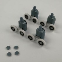 미닫이문레일 4pcs-8 개/대 샤워 도어 인클로저 롤러 러너 휠 풀리 상부 또는 하부 부품. Diameter20mm/22mm/23mm/25mm/27mm, 27mm, 4pcs lower parts