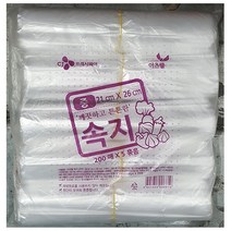 속지비닐 이츠웰 21x26Cm 1000매 * 10개 대용량 업소용 속비닐, 없음