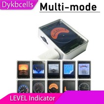 dykbcells 1.3quot 인치 hd lcd 레벨 표시기 음성 활성화 아날로그 vu 미터 음악 스펙트럼 디지털 디스플레이 리듬 분석기 gps