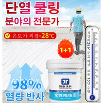 옥상 외벽용 옥상 외벽용 방수 단열 도료 철 공장 지붕 단열 도료 반사 단열 도료, 기본*10, 1개