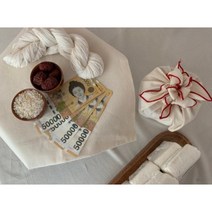 [광목보자기 무료] 엄마표 셀프 백일상 차림 돌상 생일 테이블보, 리뷰참여(광목보자기증정), 백아이보리, 2인용(90x130)