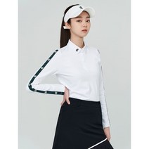 [빈폴골프] [NDL라인] 여성 화이트 시그니처 칼라 티셔츠 BJ2141L411
