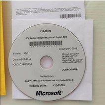 윈도우 서버 MS SQL Win server 2022 2019 2016 스탠다드 표준판 영문판 라이센스 동봉, SQL/2019 스탠다드 에디션