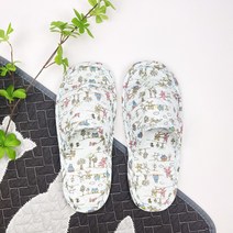 실내 홈 천 실리퍼 부드러운 미끄럼방지 실내화, 250~270mm  (5켤레), 민트 그린 (5켤레)