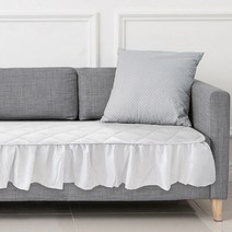 러블리 프릴 소파패드 사계절 논슬립 밴드형 3인용/4인용