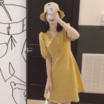 여름원피스 여름옷 2022뉴타입 날씬해보이는 여성복 키작은 뚱뚱한 mm마음 뱃살가림 원피스스커트 분위기 숏스타일