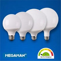 비츠온 메가맨 LED 볼구 볼전구 G80 10W G95 12W G120 15W 1등급, [07] 볼구숏 G120 15W 주광색