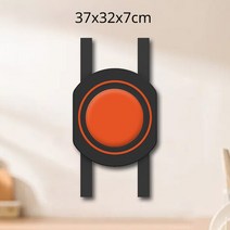 복싱 피트니스 타겟 원형 스포츠 샌드백 태권도 장비 PU 가죽 서핑보드백, T04-Orange B