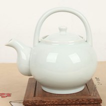 백자 손잡이 주전자 탕관 700ml, 1개