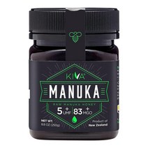 미국직구 키바 생 마누카 허니 인증 UMF 5+ MGO 83+ 100% 순정 뉴질랜드 (8.8온스/250g 병) 비GMO 항생제 없음 추적 가능 UMF & MGO 인증, 수량, 상세참조