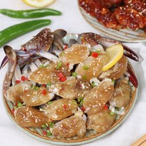 셰프애찬 한입꽃게장 1+1 달큰한 간장게장+매콤한 양념게장 두가지 맛을 한번에, 양념900g+양념900g