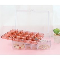 여학생용 악세사리보관용 보석함 먼지차단 쥬얼리용 팔찌용 예물함 깔끔수납, 화이트