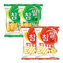 크라운 참쌀 선과 115g x 2봉지 +참쌀 설병 128g x 2봉지 세트, 2세트