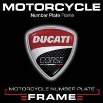 2020 두카티 바이크 번호판가드 MFMC02-2020 DUCATI 3LINE DESIGN MOTORCYCLE Number Plate Frame, D26