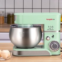 LONGDE 롱디 대용량 밀가루 제빵 반죽기 제빵기 믹서기 머랭거품기 5.5L, 02_민트