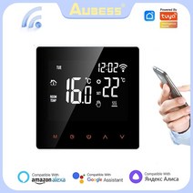 스마트 온도 제어 시스템 aubess tuya wifi smart thermostat temperature controller for electric floor heating, 와이파이 물 가스 보일러