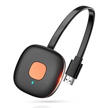 무선 HDMI 디스플레이 어댑터 4K Wi-Fi 동글 스트리밍 유튜브 및 네플릭스 멀티미디어 영화 아이폰/아이패드/안드로이드/iOS/윈도우/맥 OS/PC/태블릿에서 TV/모니터/프