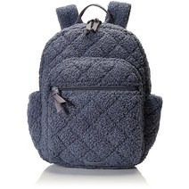Vera Bradley 테디 플리스 셰르파 스몰 백팩 Nordic Stripe 멀티