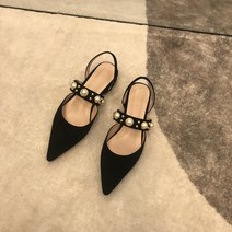 샌들 새로운 스타일 한 캐릭터 두꺼운 굽 신발