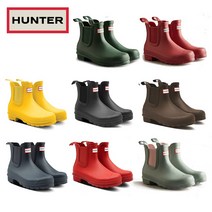 헌터 레인부츠 첼시 숏 오리지널 HUNTER 여름첼시부츠 비오는날 장화