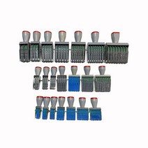 압인기 높이 4mm 7mm 및 12mm muti digits 롤링 고무 도장 번호 롤러 씰, 21 8 digits 12mm