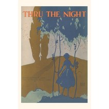 (영문도서) Vintage Journal Sheet Music for Thru the Night Paperback, Found Image Press, English, 9781669503224