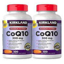 Kirkland 코엔자임Q10 코큐텐 300mg 100정 2팩