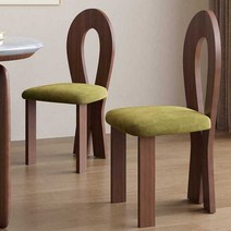 인테리어 식탁의자 카페 호텔 원목 디자이너 체어, 원목색