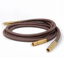 오디오 케이블 hifi rca 케이블 accuphase 40th Anniversary Edition rca 인터커넥트 오디오 케이블 gold plated plug, 1m
