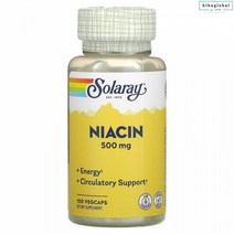 쏠라레이 나이아신 500mg 100정 수입산 비타민b3 삐쓰리 니아씬