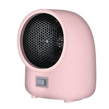 온풍기 전기온풍기 업소용 팬히터 가정용 화장실 벽걸이 사움실 캠핑용 400W 미니 휴대용 선풍기 히터 사무실 홈 데스크탑 팬 난방 따뜻한 공기 송풍기 만화 귀여운 바디 워머, 분홍색_400W | 미국