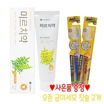 미르치약 1개 몰약치약 충치 미백 [사은품] 팜스금미세모 칫솔2개