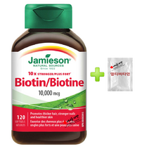 자미에슨 비오틴 Jamieson Biotin 10000mcg 120정-1병, 80g, 1병