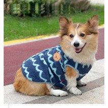 강아지 옷 나시 실내복 내복 반려견 애견 닥스훈트, 노란색