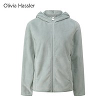 [올리비아하슬러] 에코 플리스 후드 집업 점퍼