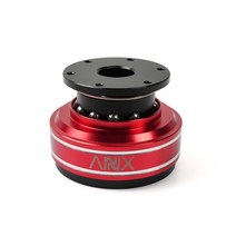 유로트럭핸들 레이싱 휠 시뮬레이터 게임 핸들 6 홀 레이싱 시뮬레이터 게임 스티어링 휠 퀵 릴, 한개옵션1, 02 Red