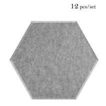 조립식방음부스 방음 벽 패널 12 개 홈 스튜디오 소음 데코 문침실 흡음 액세서리, A, 1.2cm High density + Large, 10