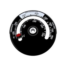 가정용화덕 화덕오븐 피자오븐 자석식 스토브 온도계 목재 스토브 피자 가마 측정 0 500도 온도계 오븐 히터 보일러, 1개