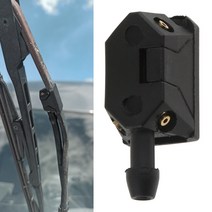 워셔액노즐 와셔액 분사 노즐 범용 조정 자동 워셔 4 방향 업그레이드 와셔 와이퍼 9mm 8mm 너비 4mm 두께 암 ABS 플라스틱 2 개