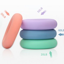 VOLAR 미니 실리콘 도넛형 악력기, 노르딕그린(20lb)