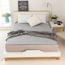 E한일 2023년형 AI 스마트 인체감지 전자파 안심 탄소온열매트 전기매트 퀸 150X200 3color, 라이트그레이