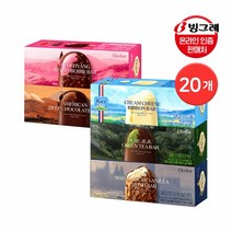 빙그레 끌레도르 카톤 바 아이스크림 20개 / 바닐라아몬드 / 청정제주녹차 / 끼리크림치즈 / 딸기 / 초콜릿, 카톤 바 바닐라 아몬드 20개