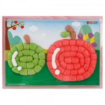 PL 플레이콘 부조액자 사과 옥수수깡 놀이콘 퍼니콘 물부치 물로붙이는콘