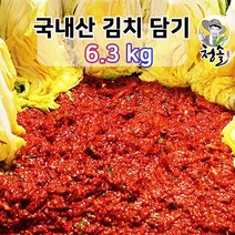 [청솔] 국내산 김치담기세트 5.5kg 김장 밀키트 (전라도식 진한양념), 6.3kg, 1set