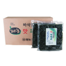 해농 맛 파래김 50매, 15봉, 80g