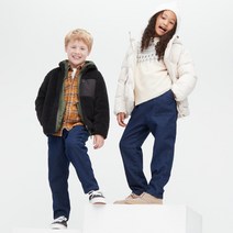 449806 일본 유니클로 키즈 스트레치 웜 이지 베이커 팬츠 데님 라이크