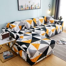 벤치 소파 스툴스트레치 코너 소파 커버 탄성 거실 용 슬립 1PC 타월 L 모양 2 개 구매 필요, 14 C10_02 2-seat 145-185cm 1PC