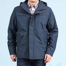 중년남성 봄 가을 바람막이 후드 사파리 점퍼